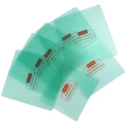 Set di Vetrini Visiere Lenti Protettive per Casco Maschera da Saldatura MP_M79390 | 5 Pezzi 122x138 mm | 2 Pezzi 103x99 mm | in Plastica | Pezzo di Ricambio